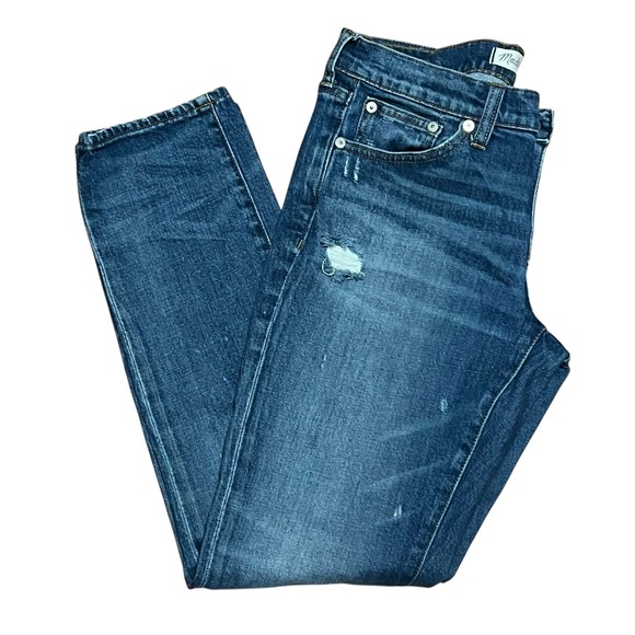 Madewell Slim Boyjean Jeans Size 26 Distressed Medium Wash Denim Casual Everyday - Picture 11 of 13